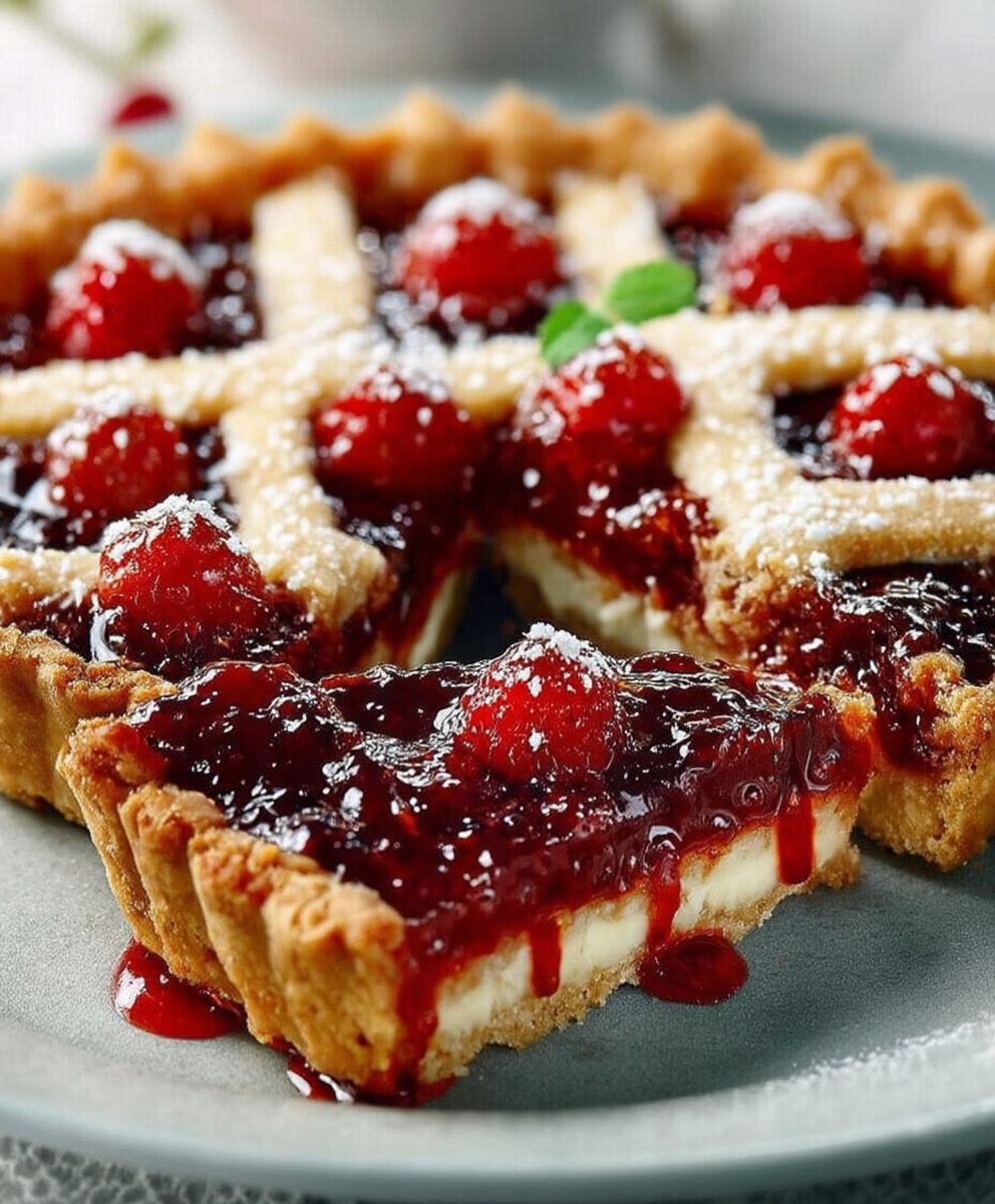 Tarte aux framboises facile