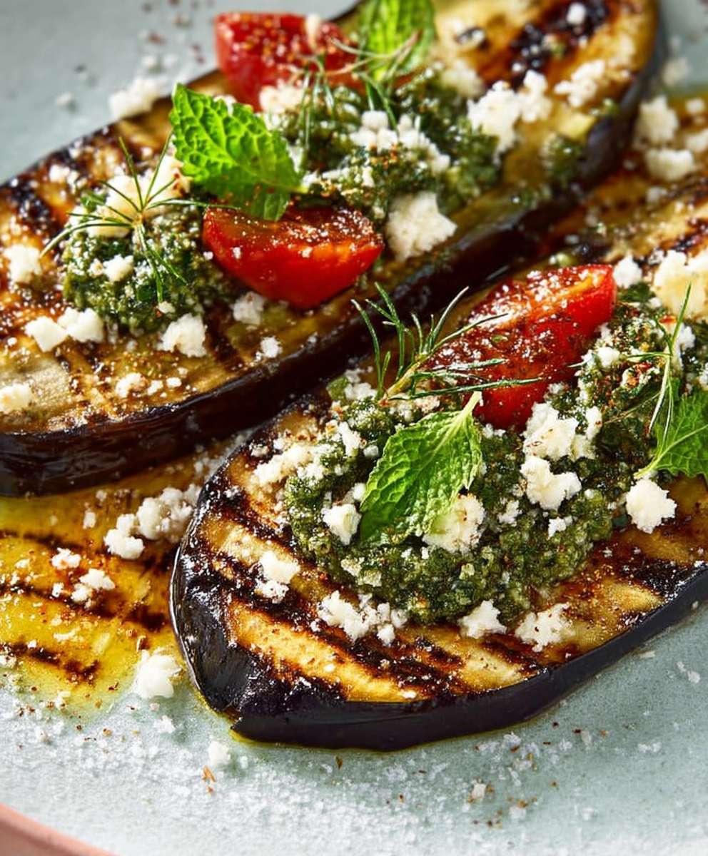 Aubergine pesto
