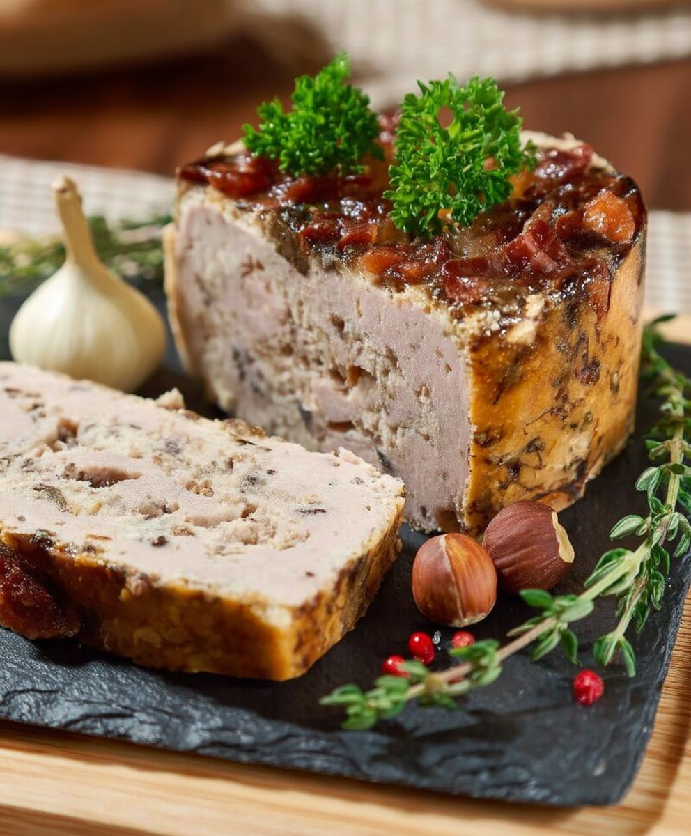 Pâté de campagne aux noisettes