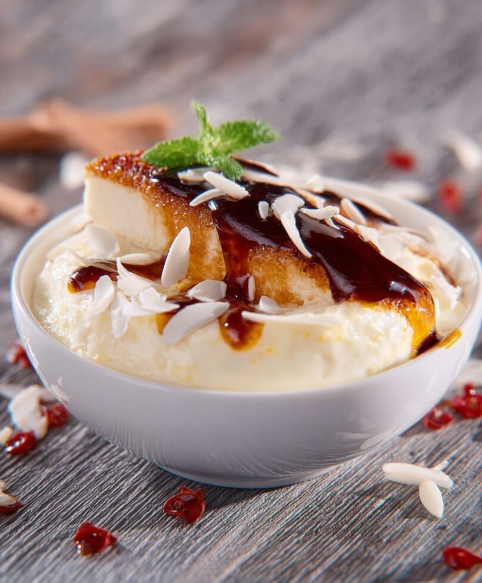 Île flottante dessert