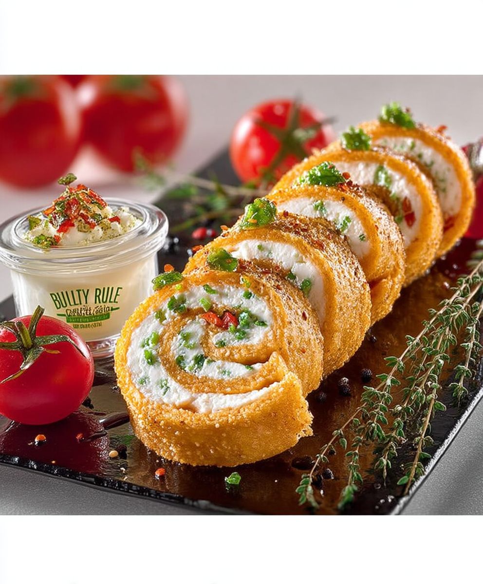 Roulé tomate chèvre frais