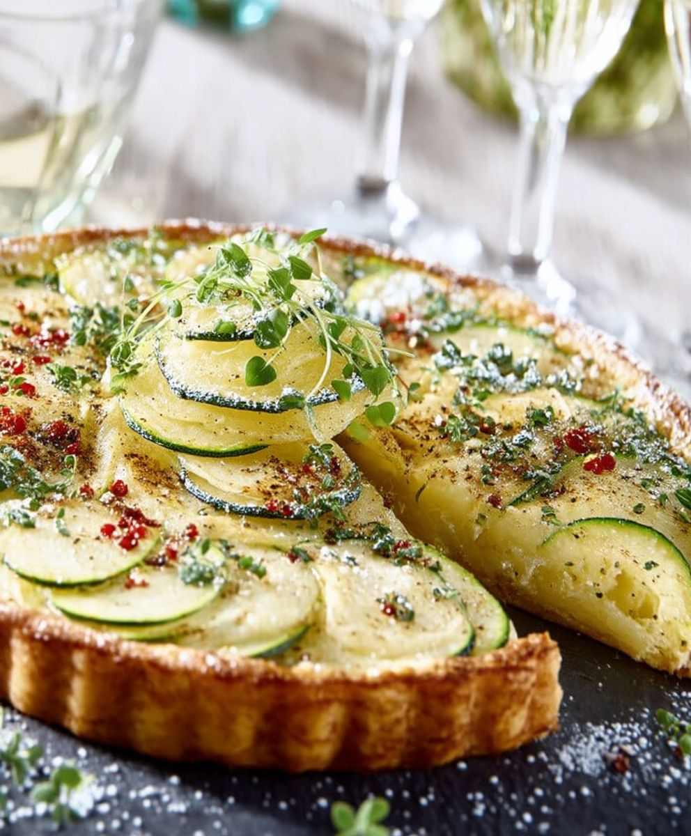 Tarte courgettes