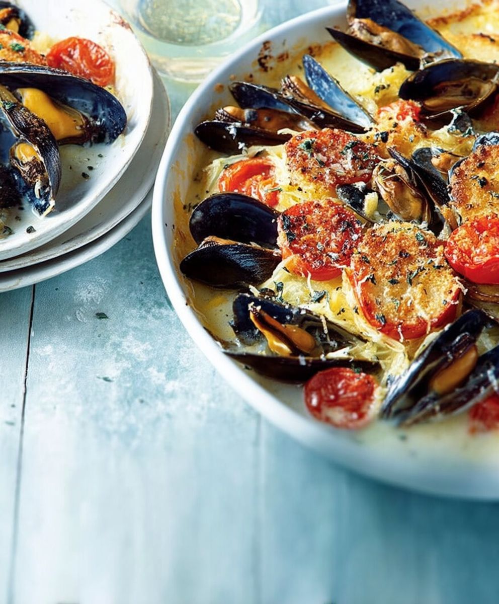 Moules tiella italienne