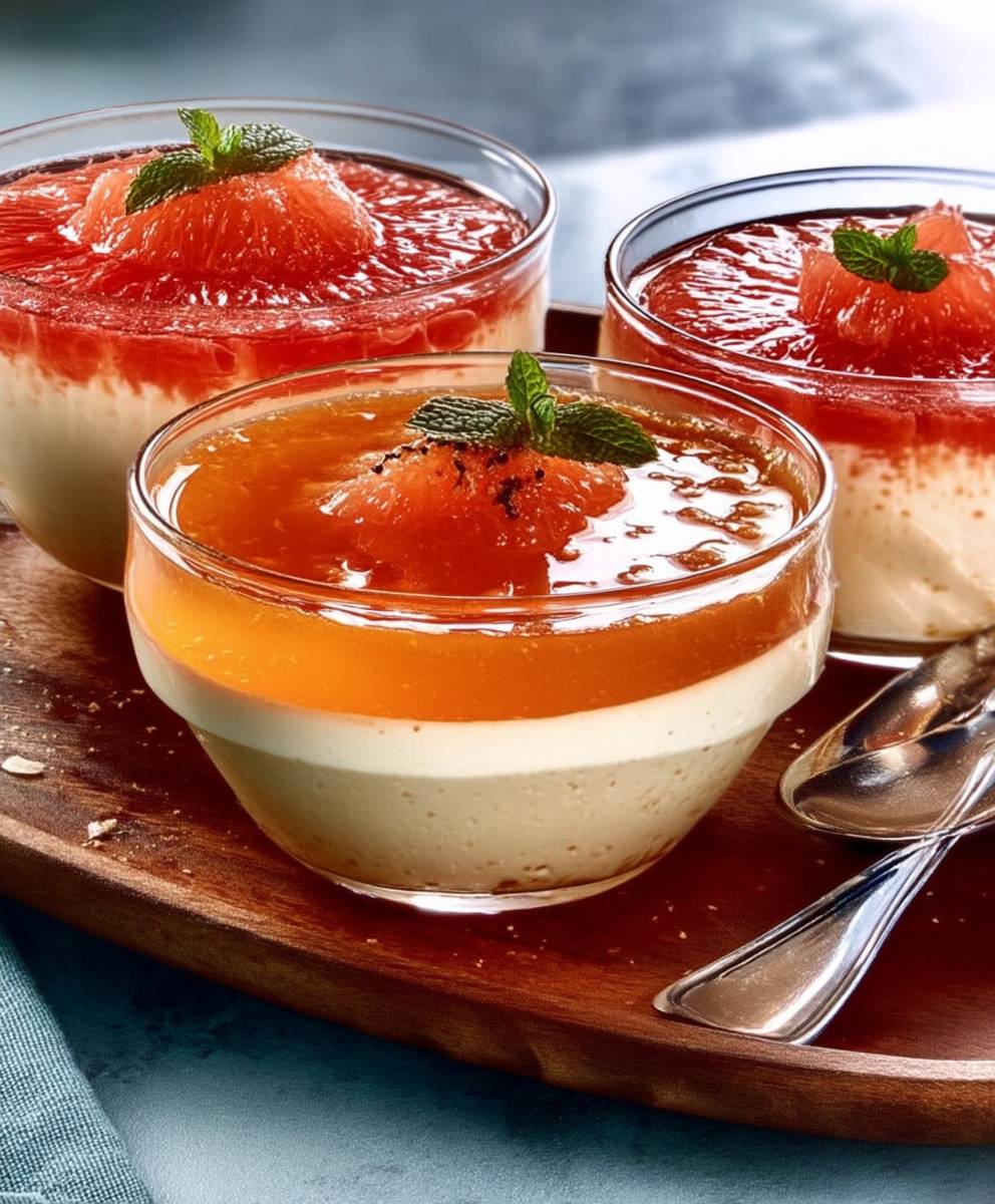 Panacotta aux agrumes