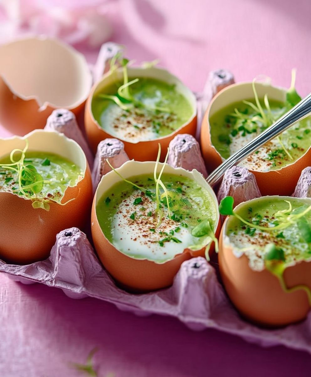 Gaspacho petits pois facile