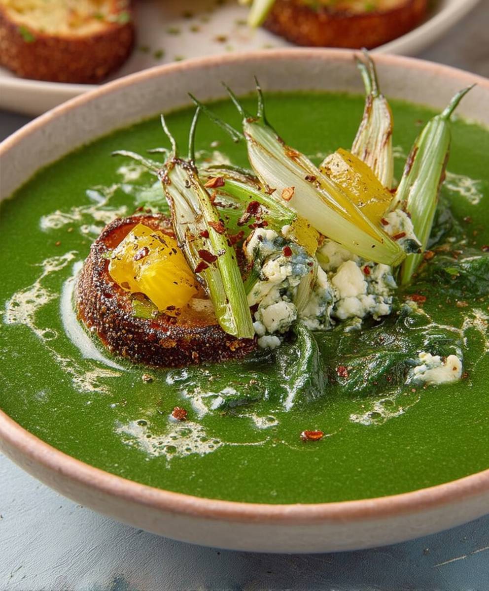 Velouté épinards facile rapide