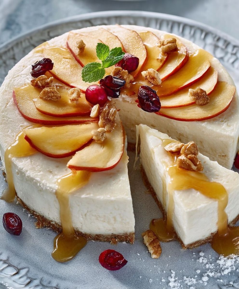 Cheesecake aux pommes