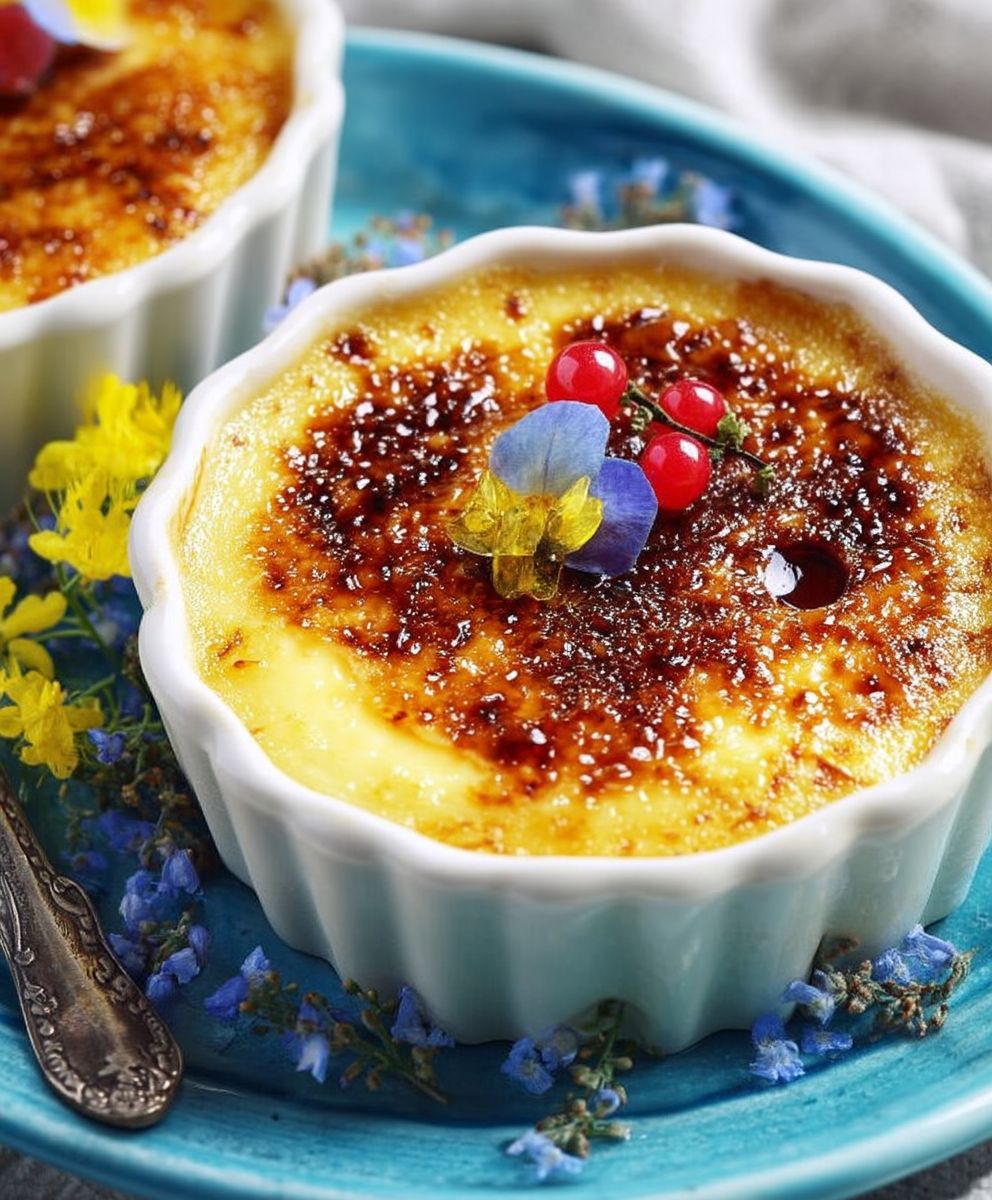 Creme aux oeufs vanillee