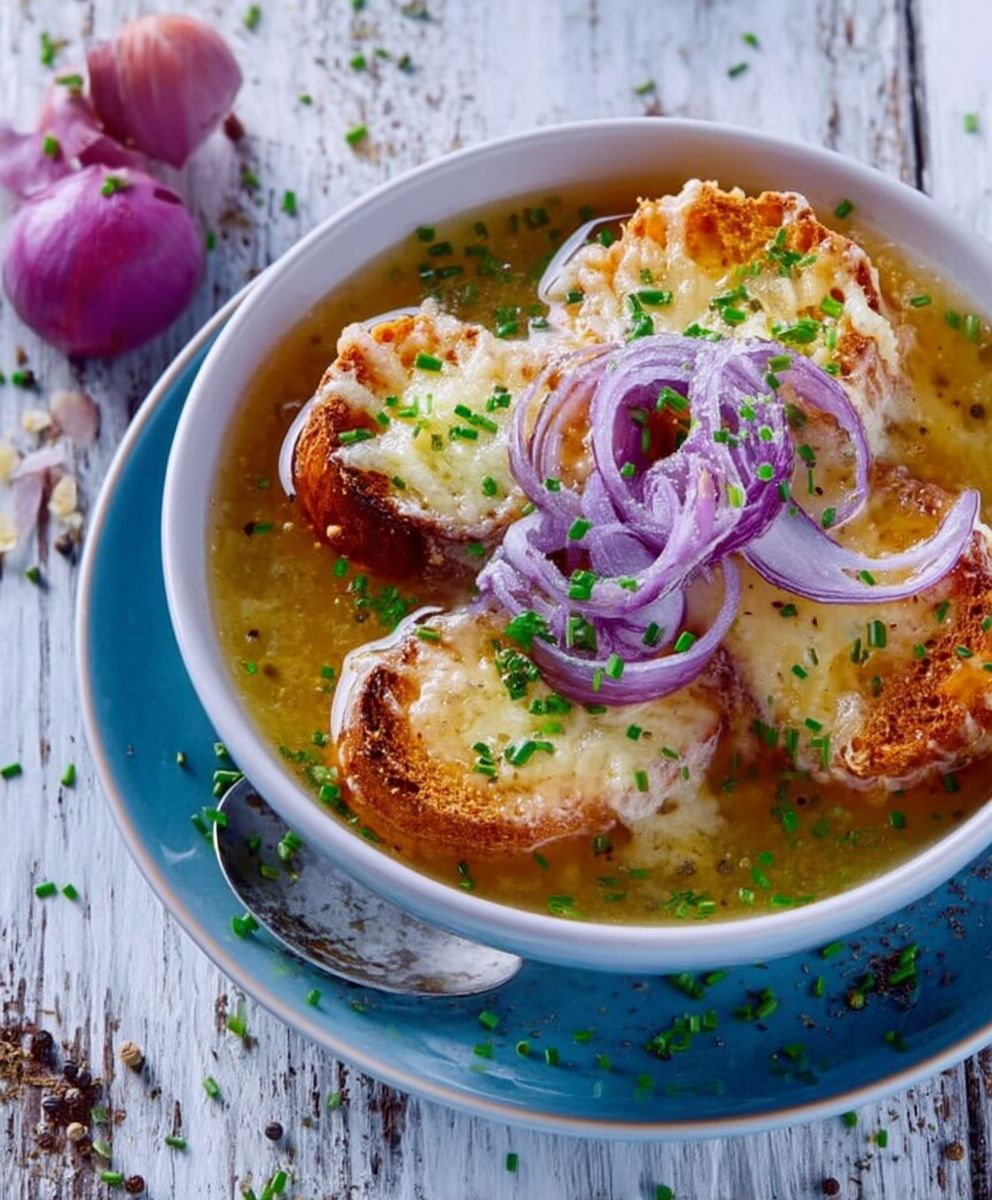 Soupe à l'oignon facile