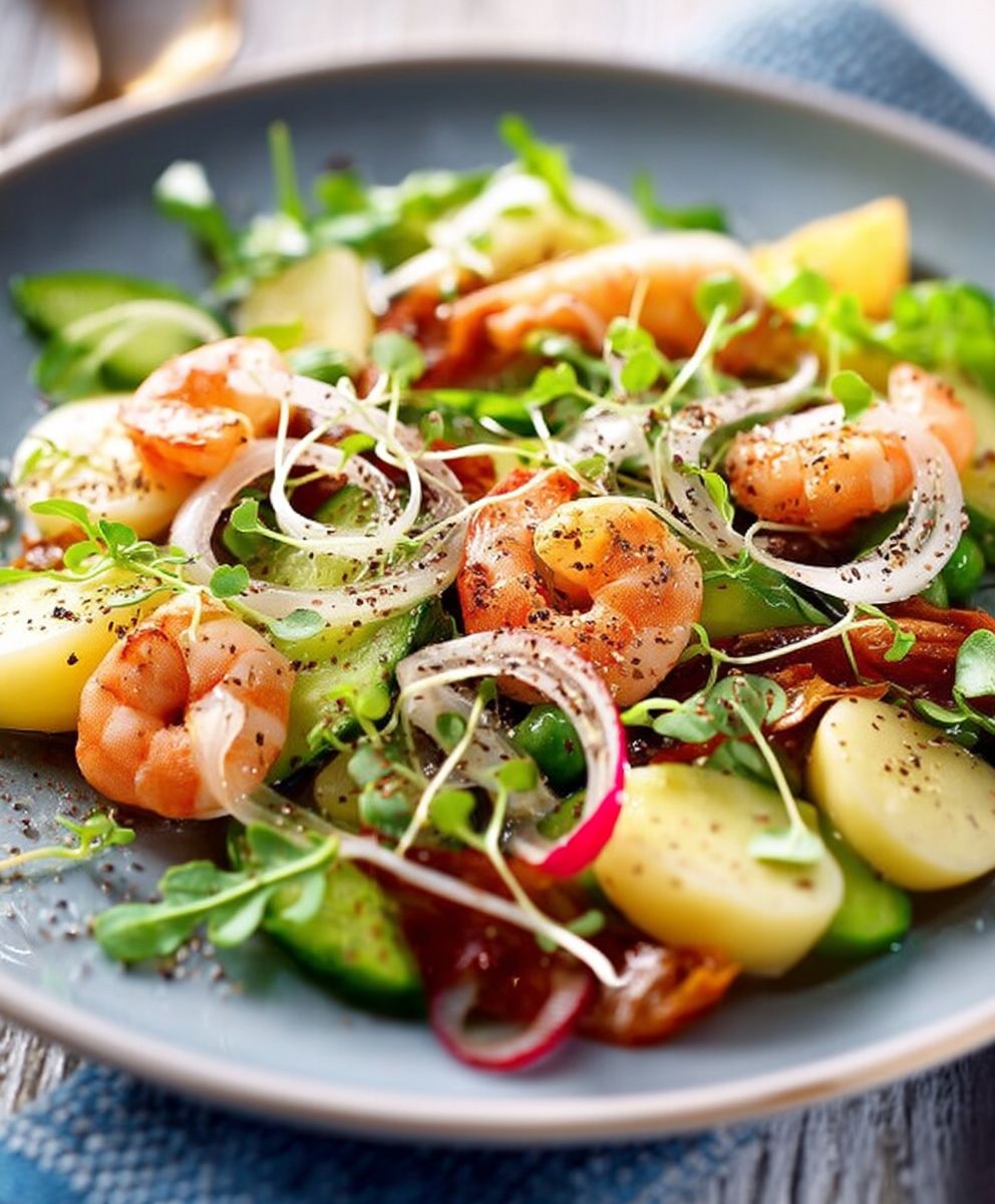 Salade de crevettes facile