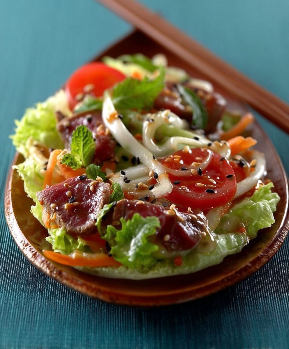 Salade thaï fraîche et savoureuse