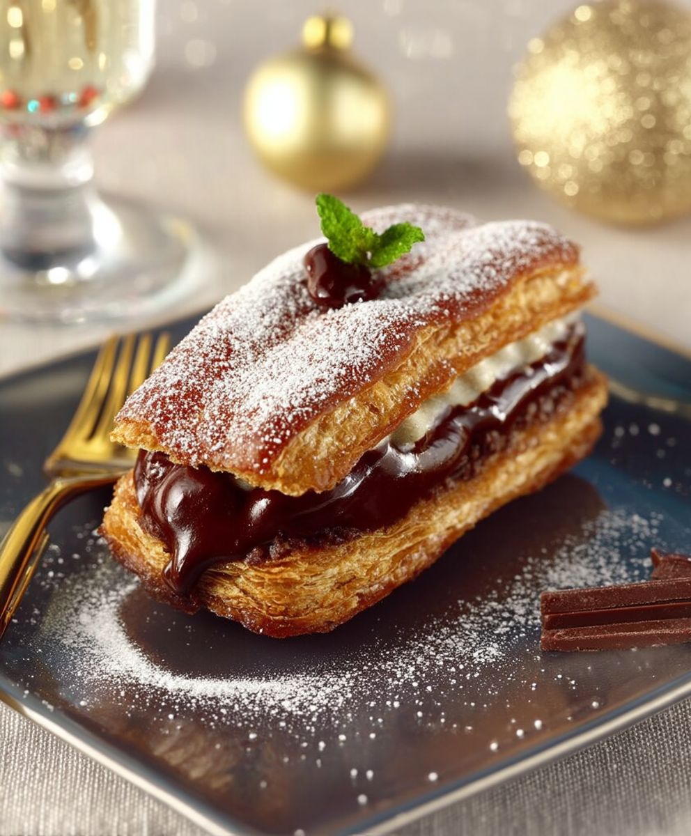 Mille feuilles au chocolat