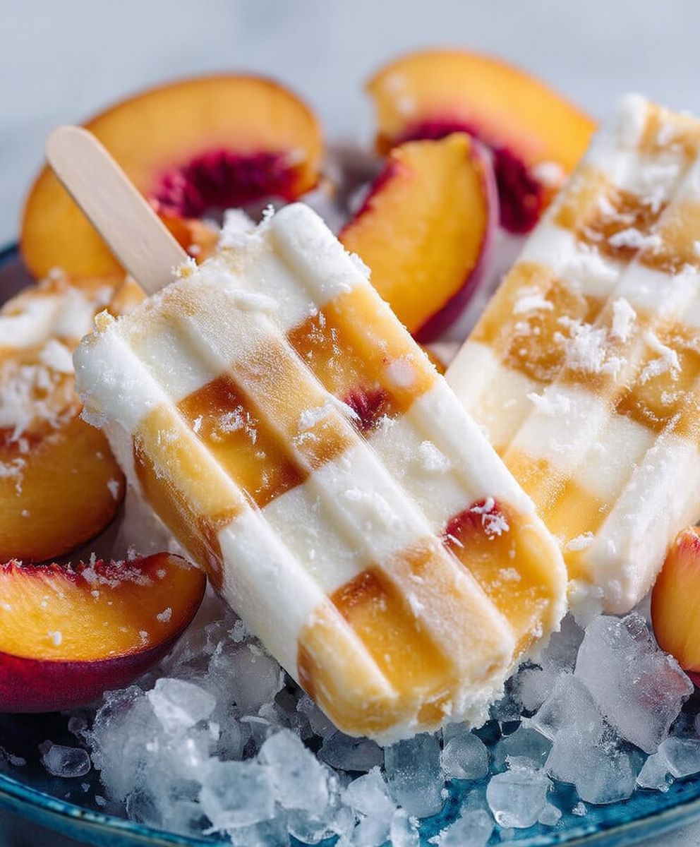 Bâtonnets glace pêche