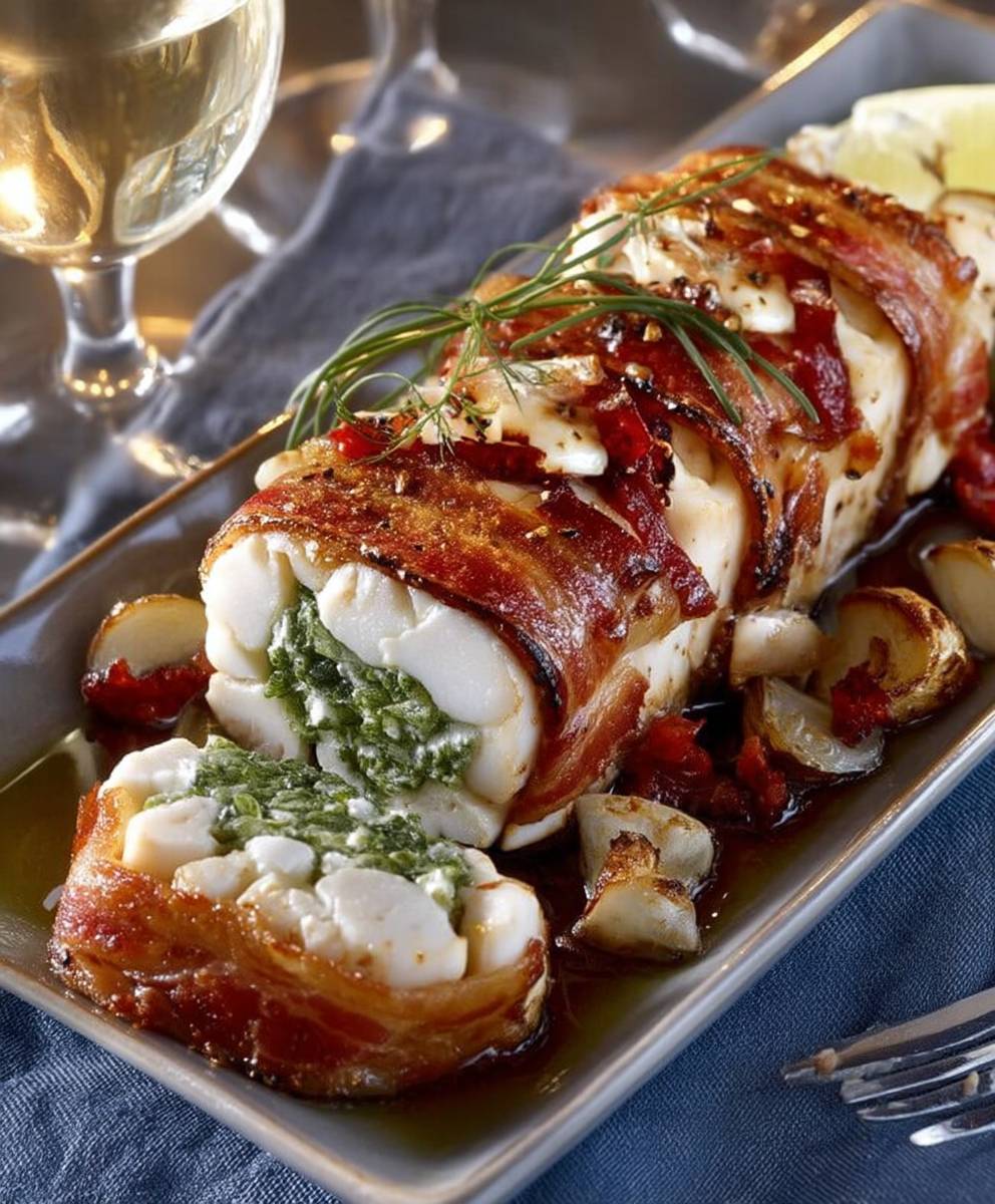 Rôti lotte en habit