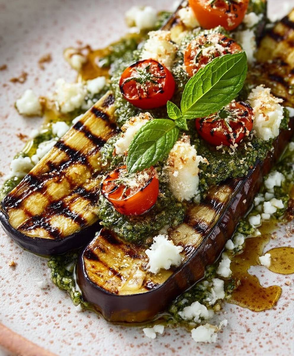 Aubergine pesto