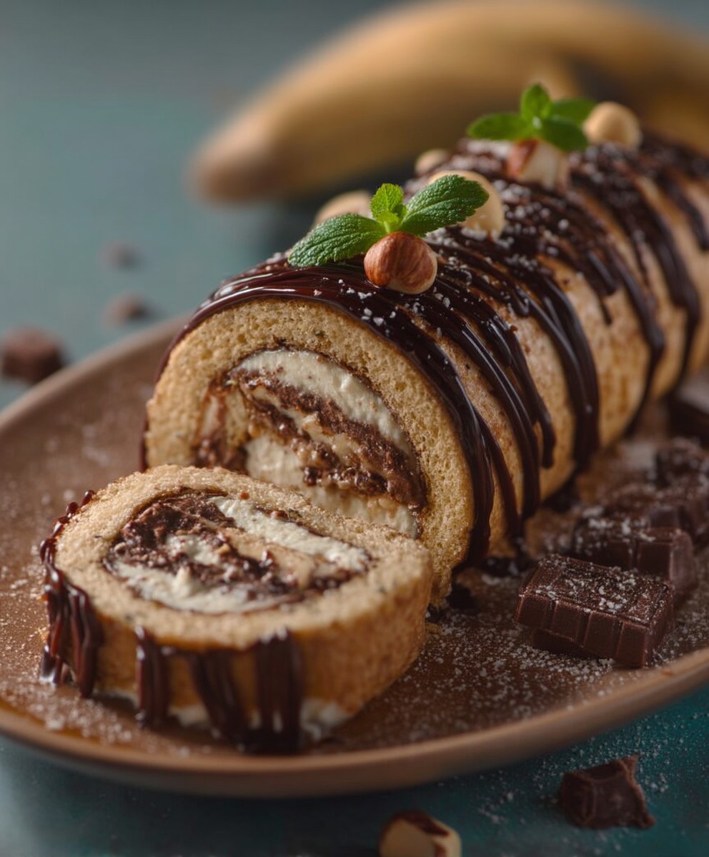 Roule choco noisettes