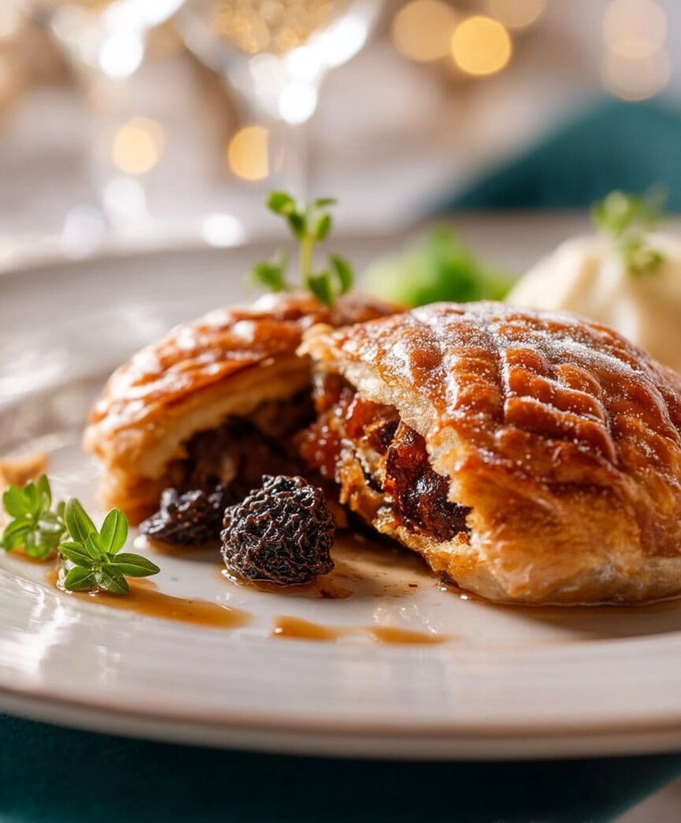 Caille aux morilles croustillant