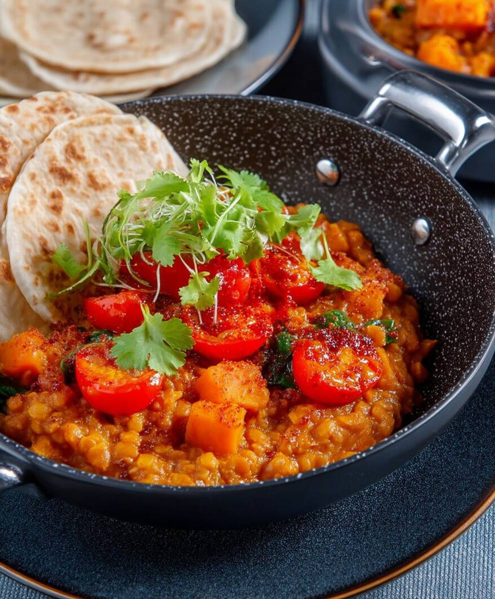 Dal lentilles butternut