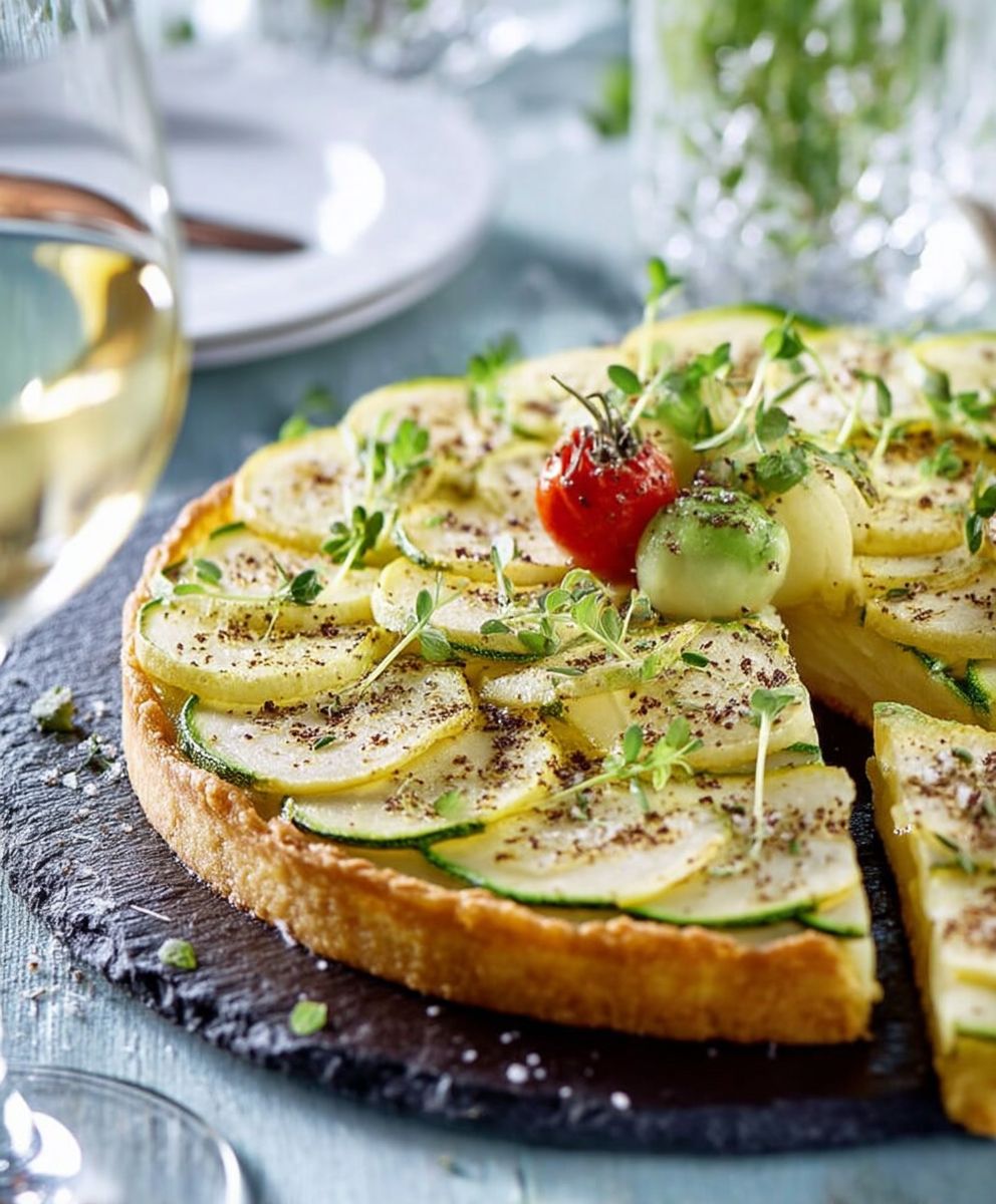 Tarte courgettes