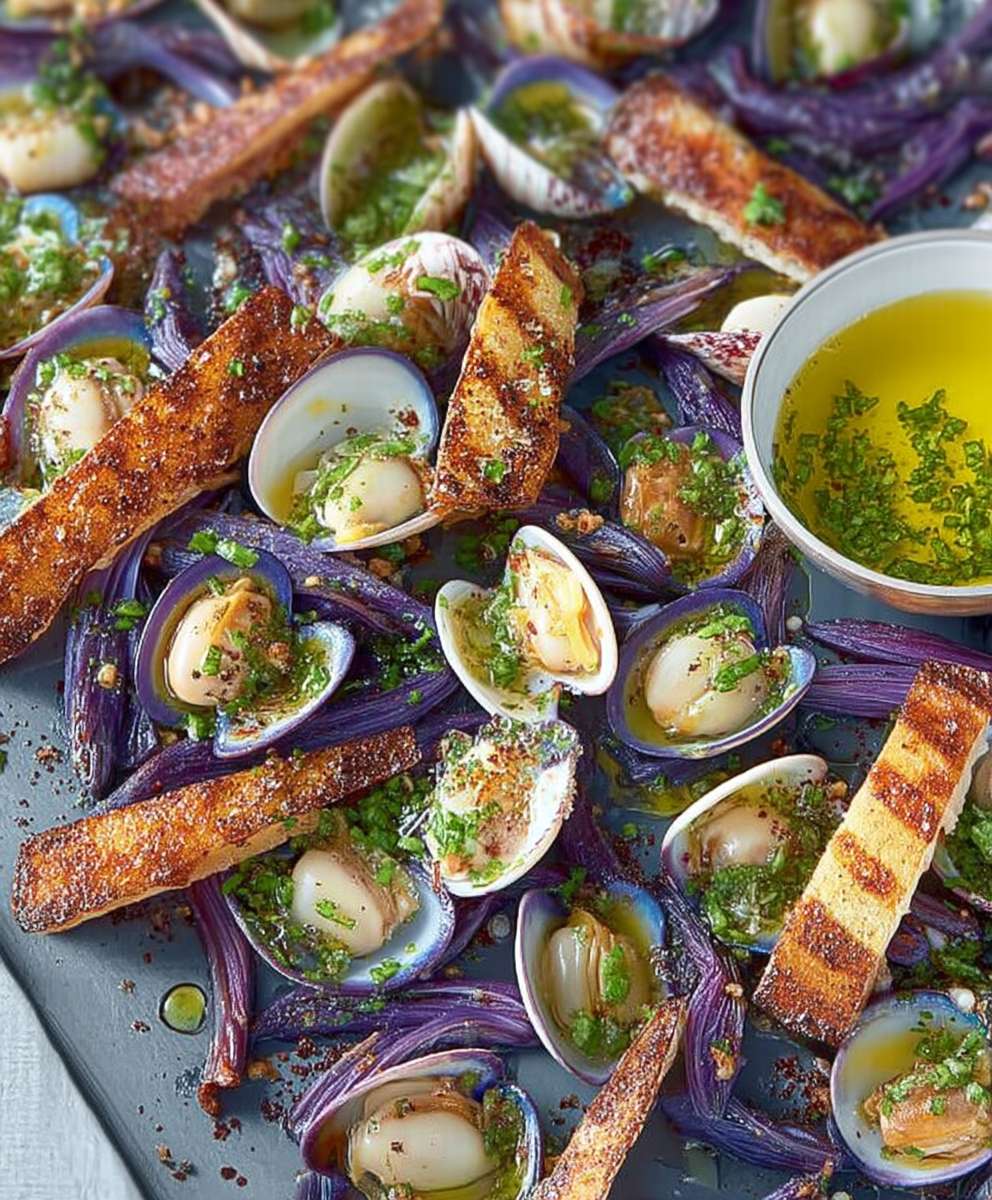 Coques vitelottes persillade