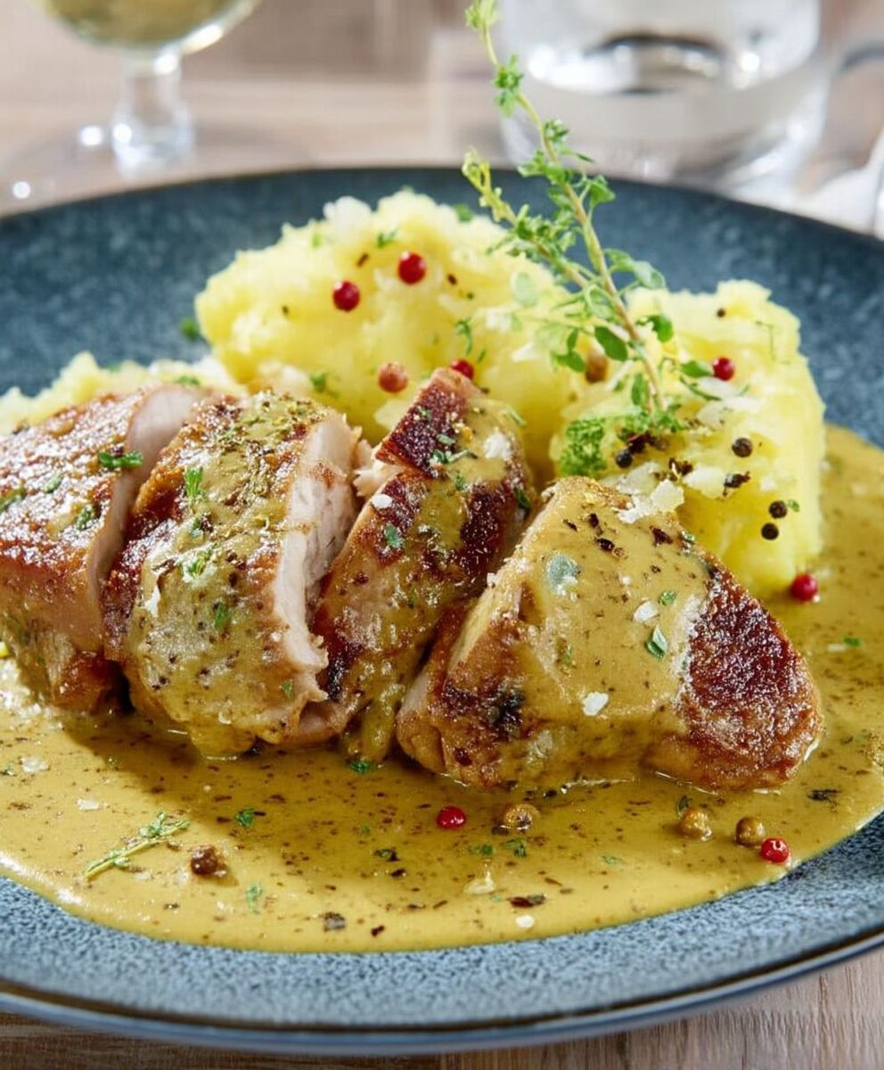 Lapin à la moutarde