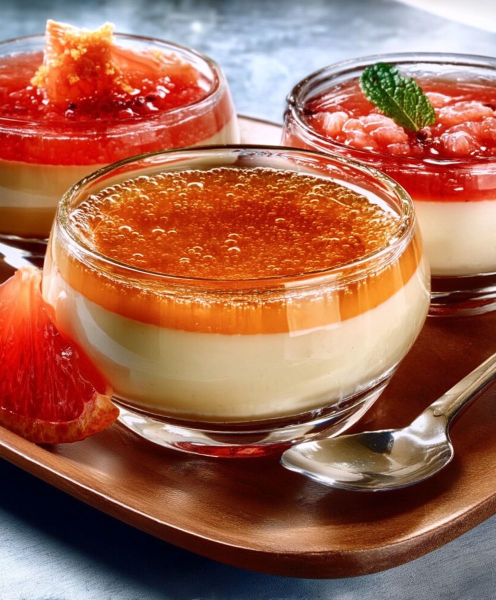 Panacotta aux agrumes