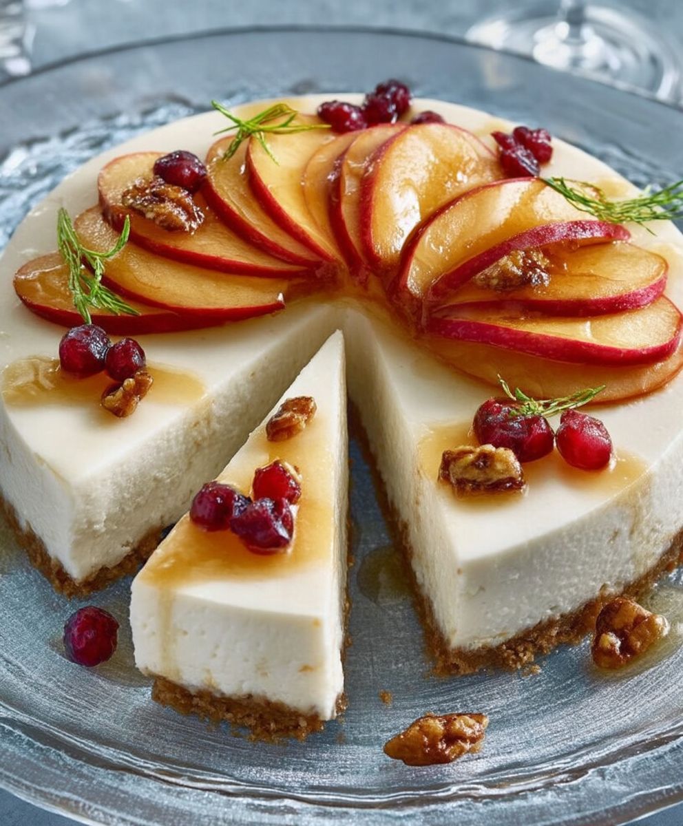 Cheesecake aux pommes
