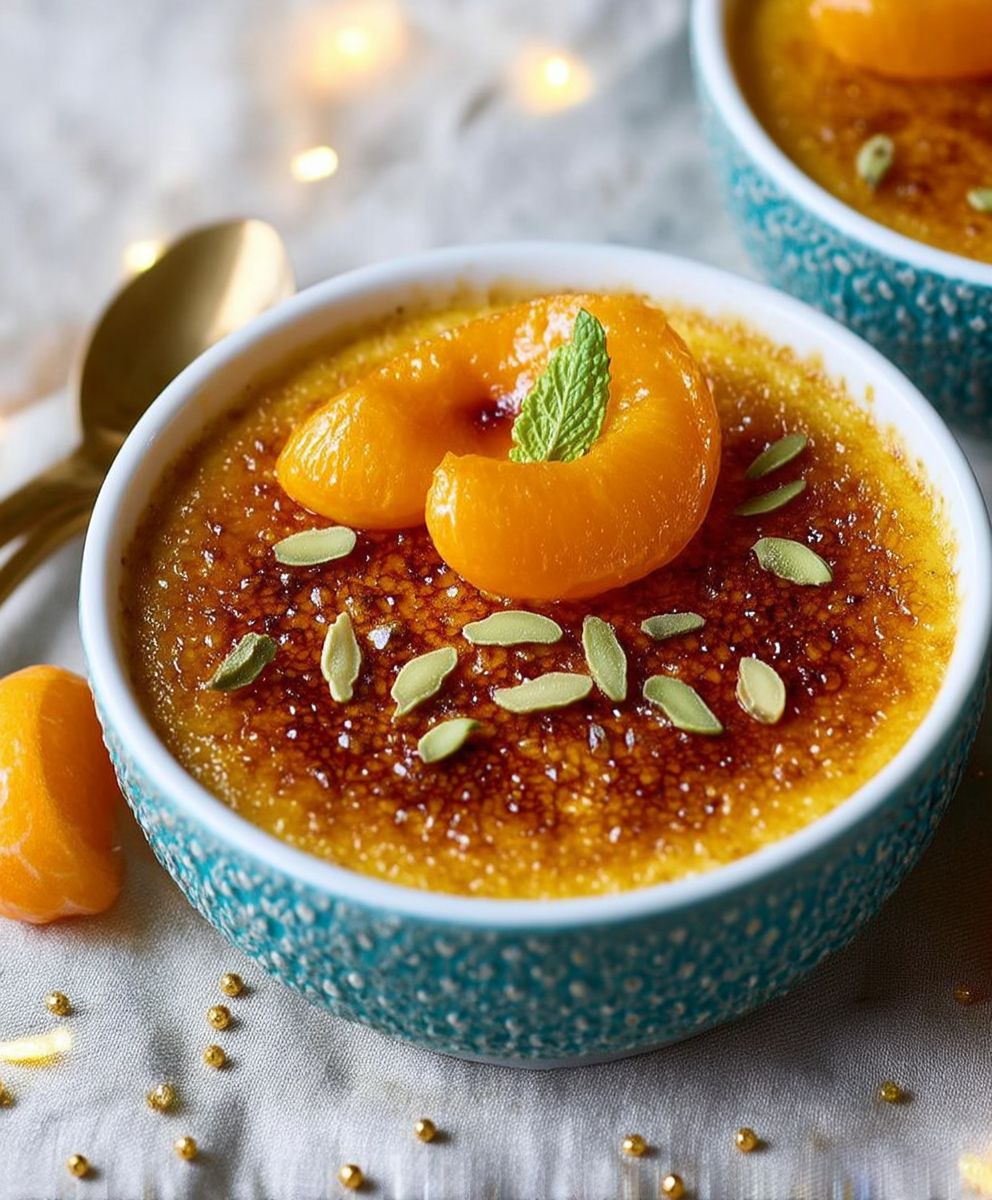 Creme brulee aux clementines