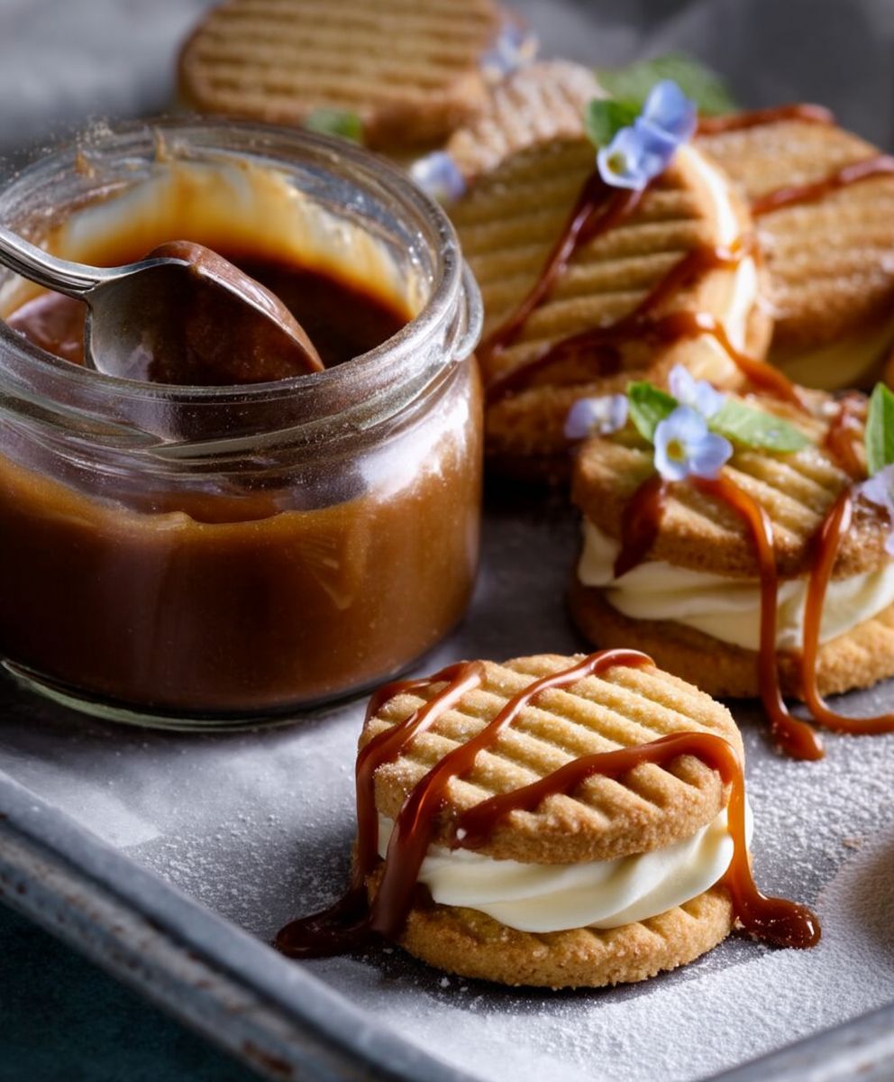 Sablés gingembre caramel