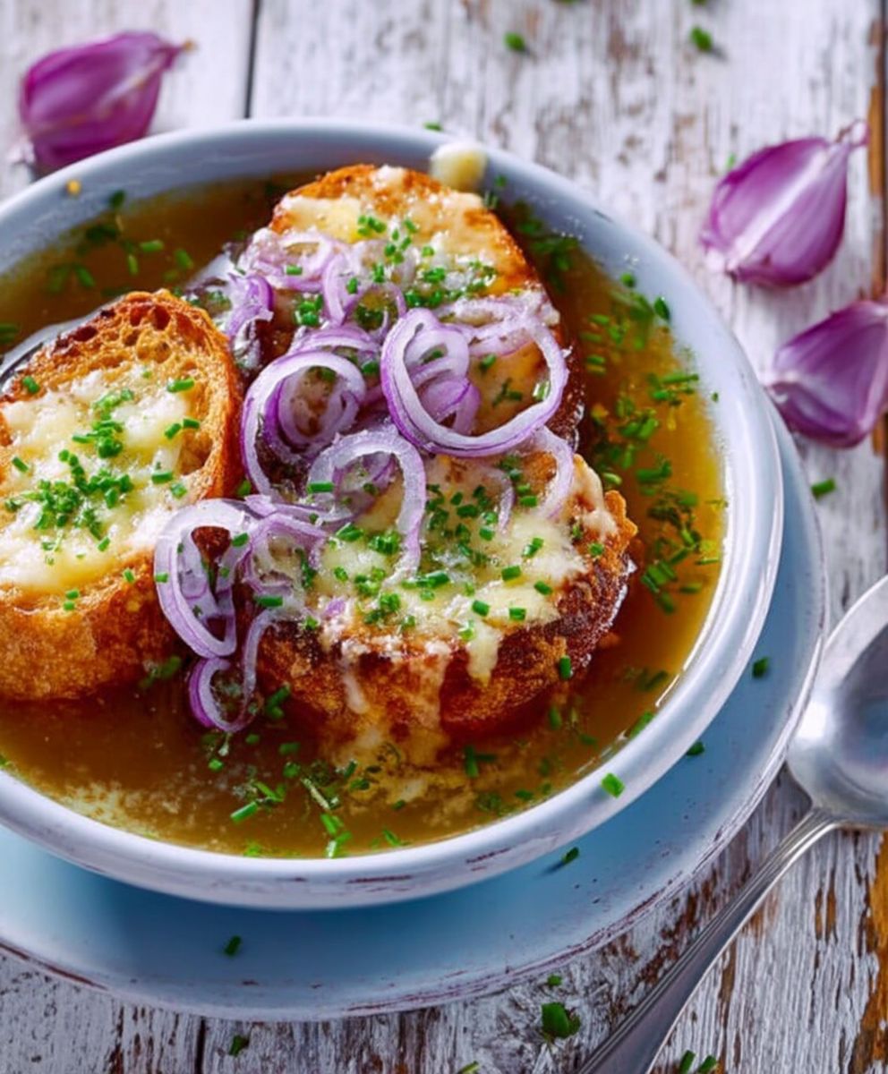 Soupe à l'oignon facile