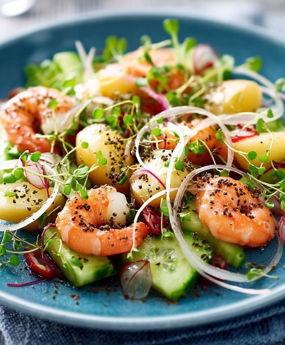 Salade de crevettes facile