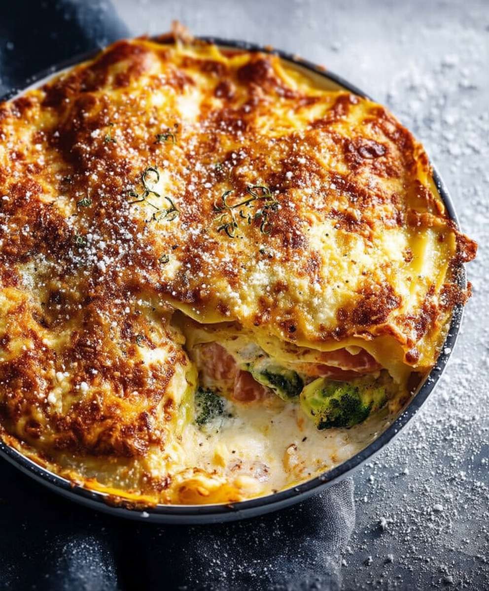 Lasagnes saveurs terre mer