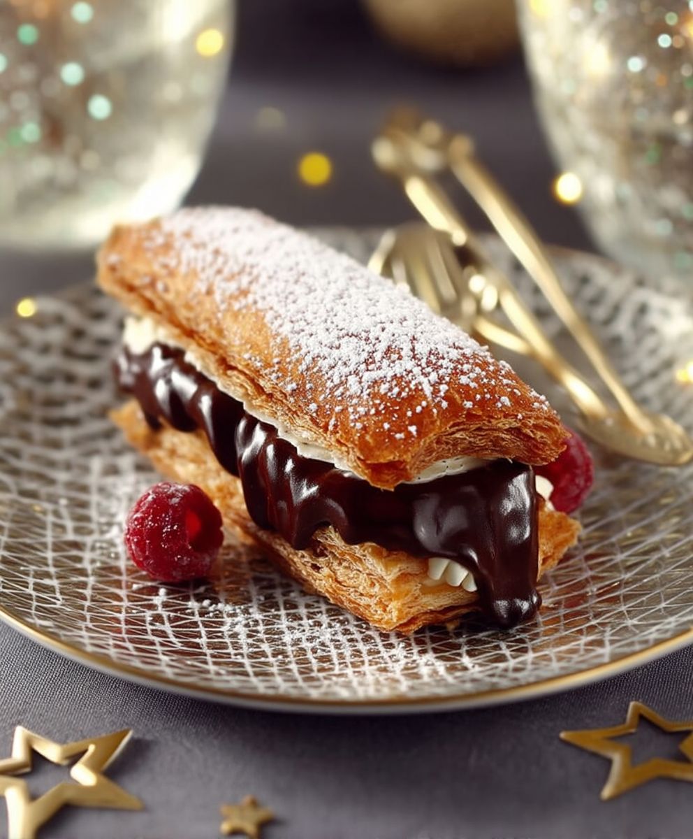 Mille feuilles au chocolat