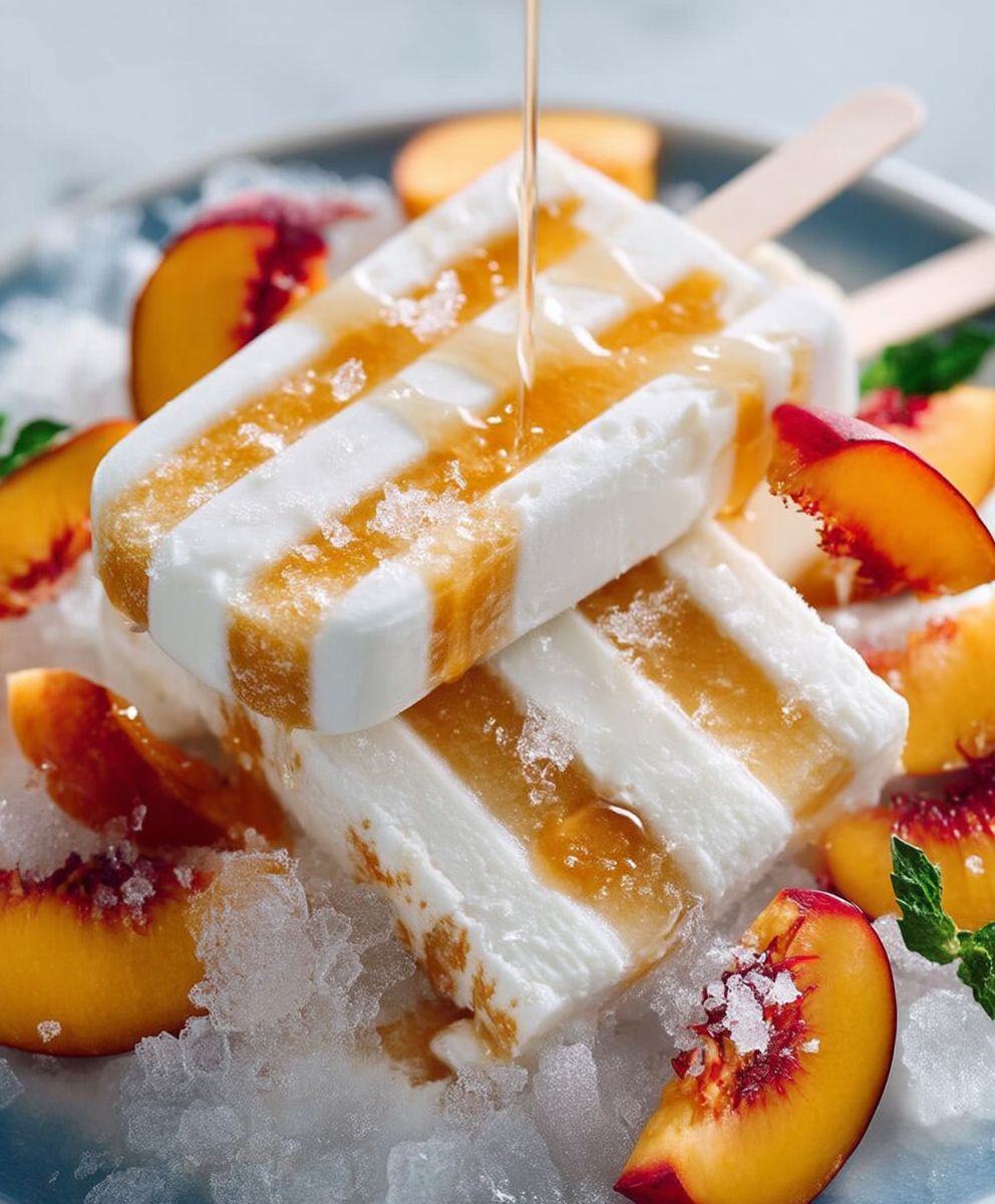 Bâtonnets glace pêche