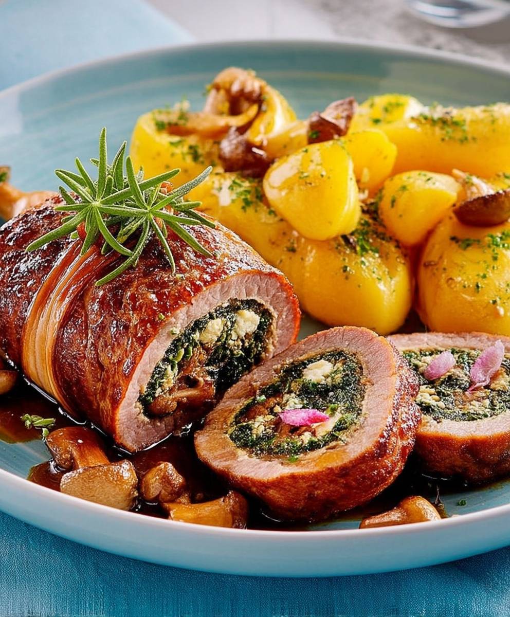 Saltimbocca veau cèpes