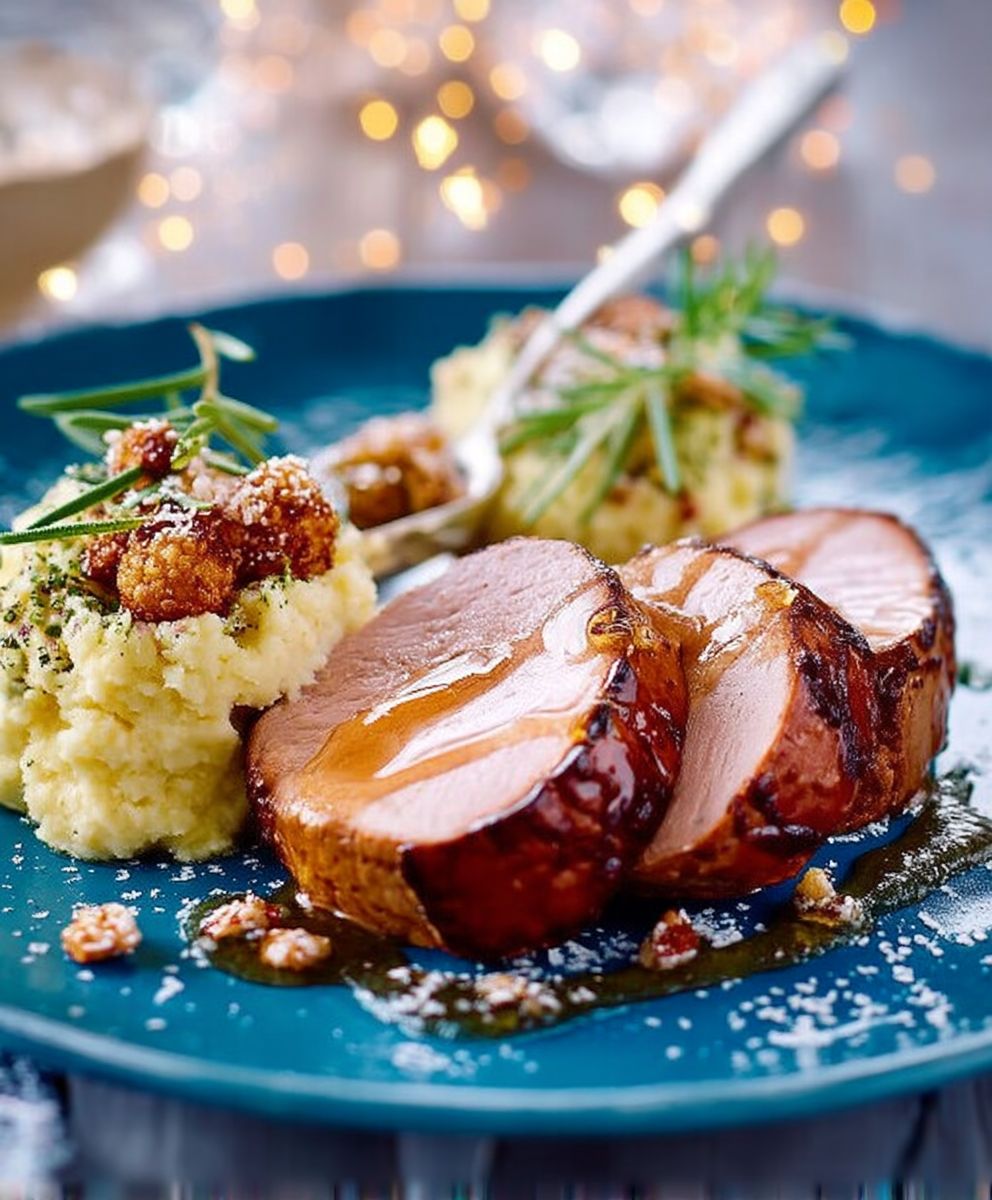 Mignon de porc purée topinambours