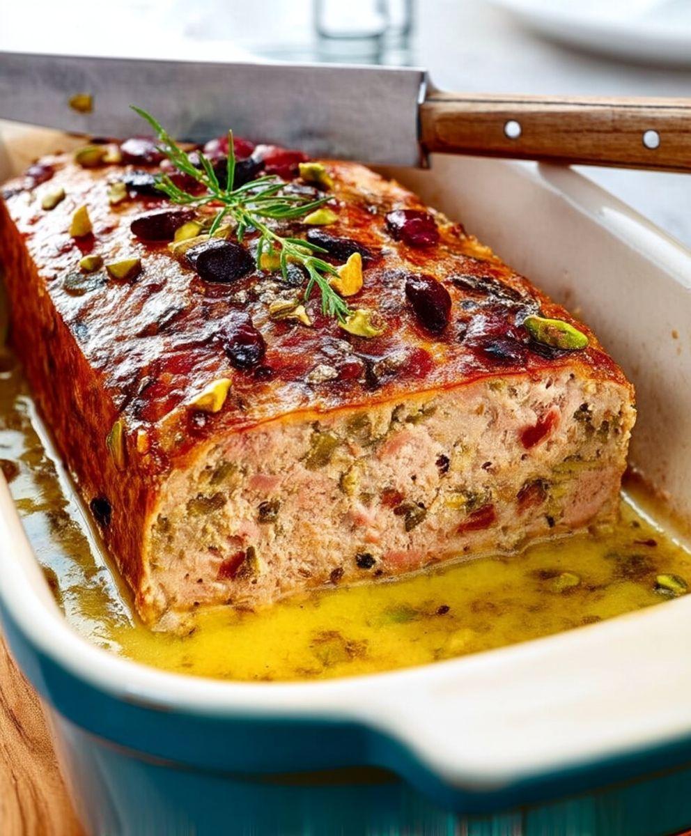 Terrine de lapin aux pistaches