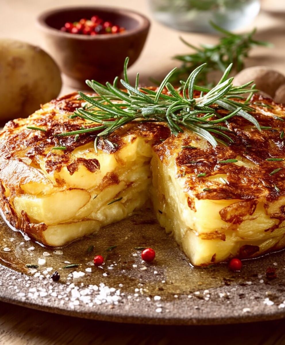 Pressé de pomme de terre romarin