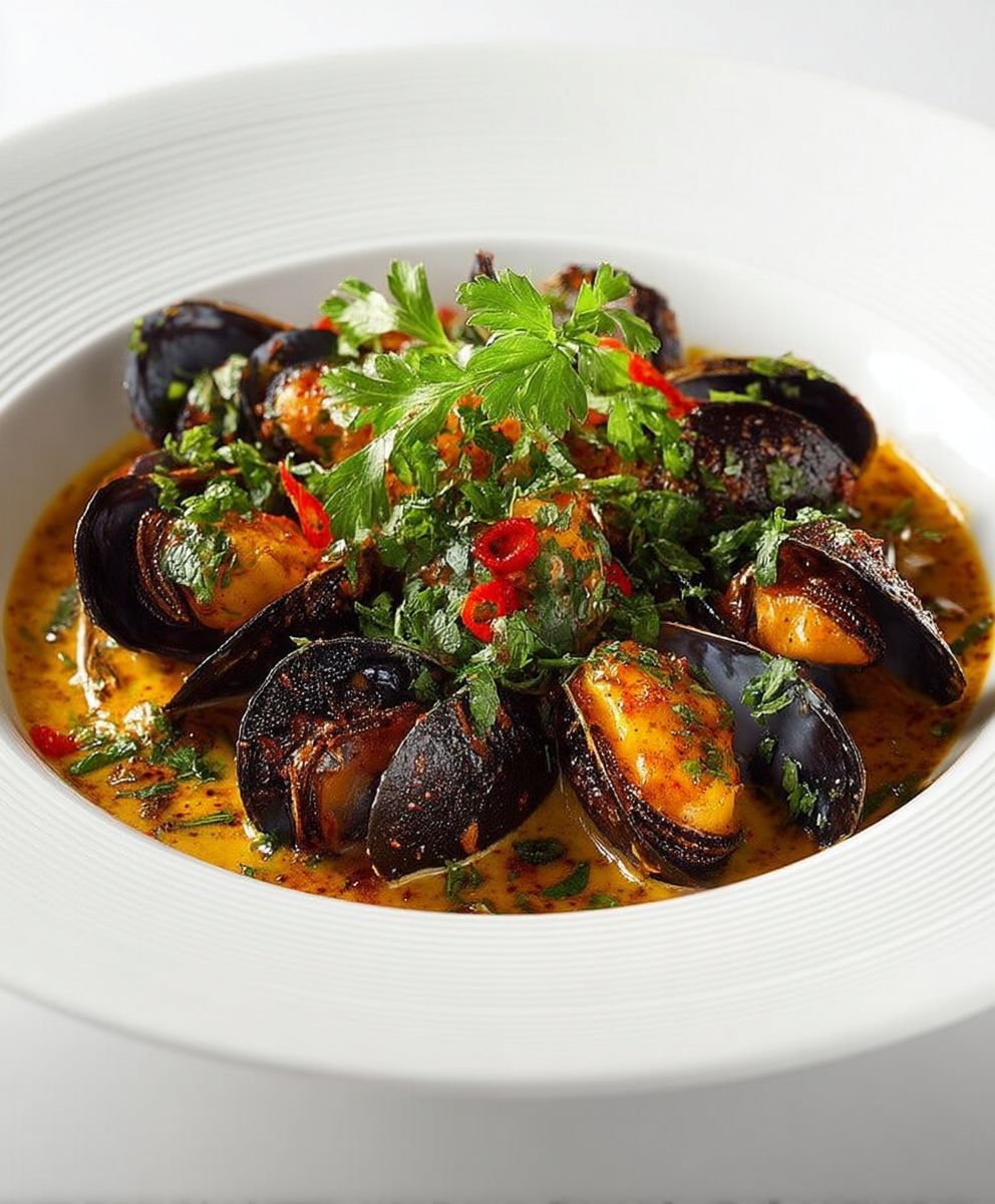 Mouclade curry facile