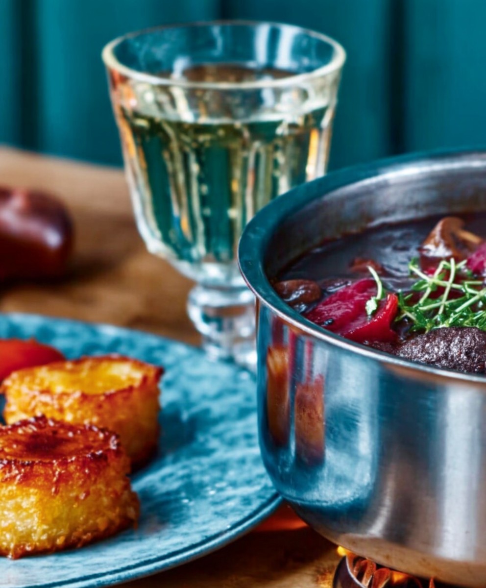 Boeuf aux champignons mijoté