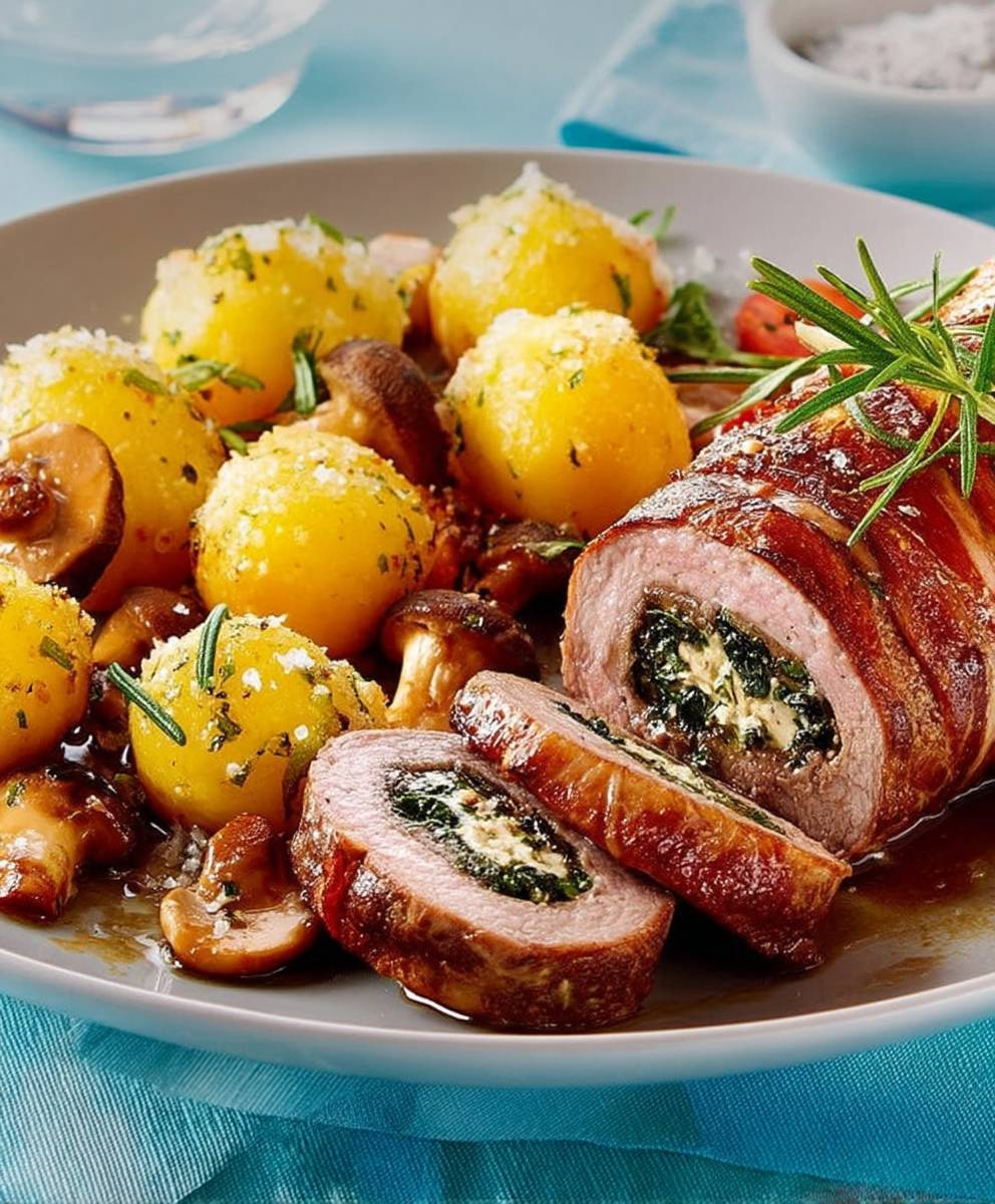 Saltimbocca veau cèpes