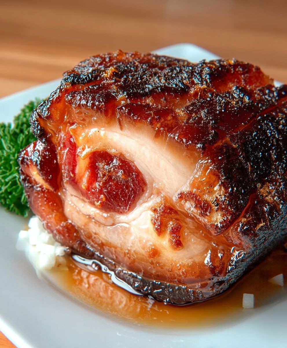 Porc laqué croustillant