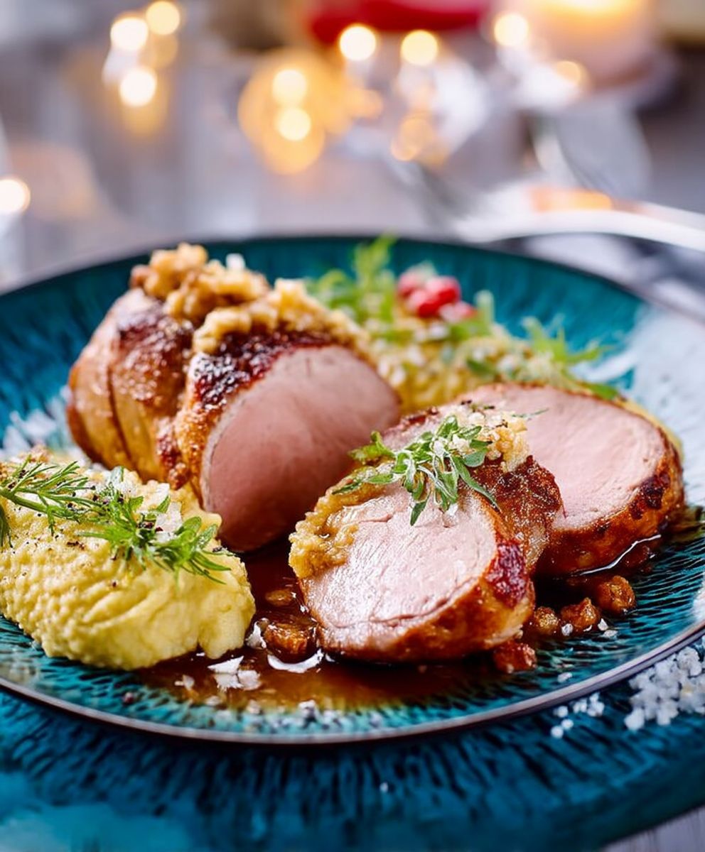 Mignon de porc purée topinambours