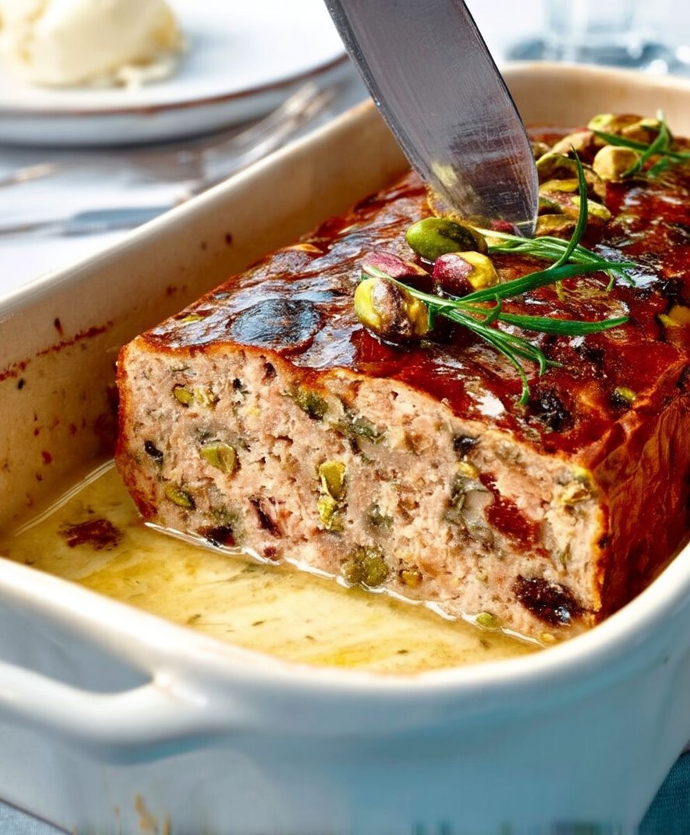 Terrine de lapin aux pistaches