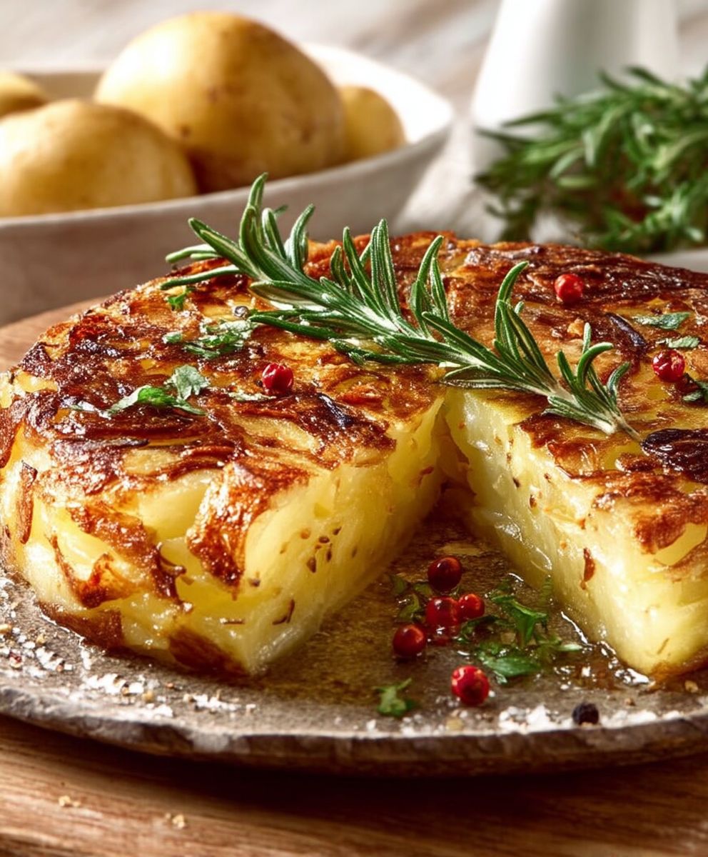 Pressé de pomme de terre romarin