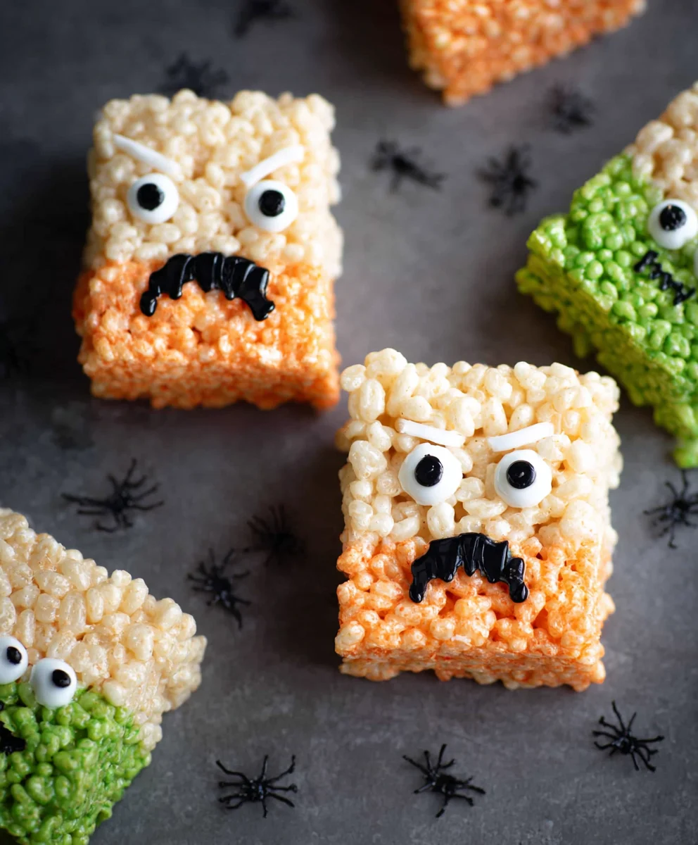 Friandises Rice Krispie d'Halloween ÉPOUVANTABLES !