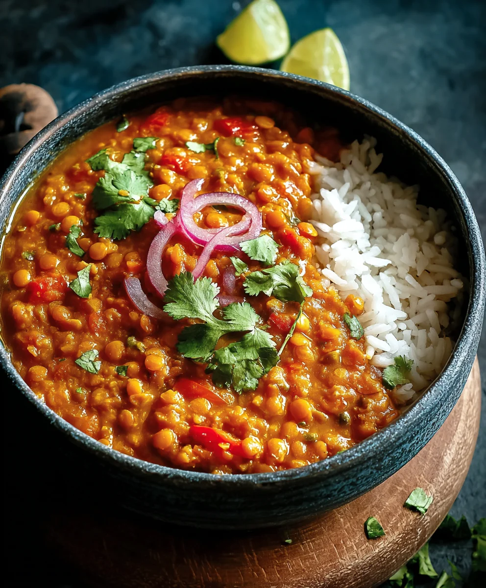 Curry Dhal Minute Lentilles Corail: Recette Facile & Vegan