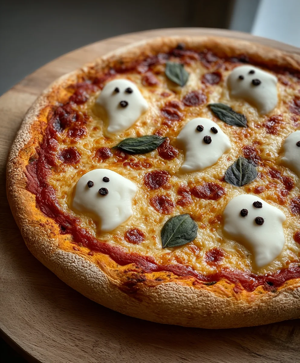 Irrésistible Pizza Fantôme : Une Gâterie Spectaculaire!