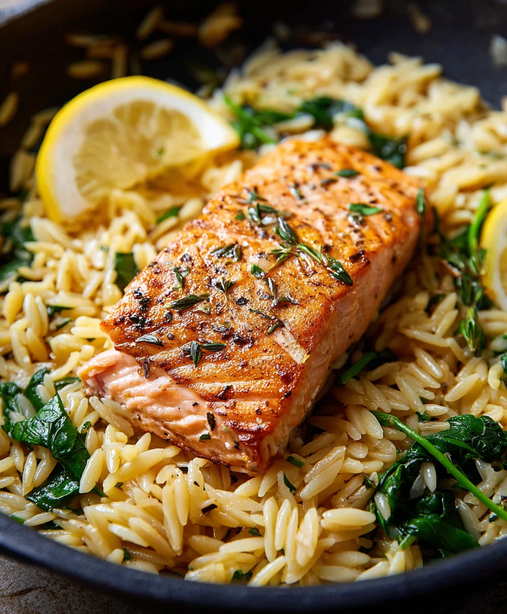 Saumon Orzo Citron en Plat Unique : Recette Facile & Rapide