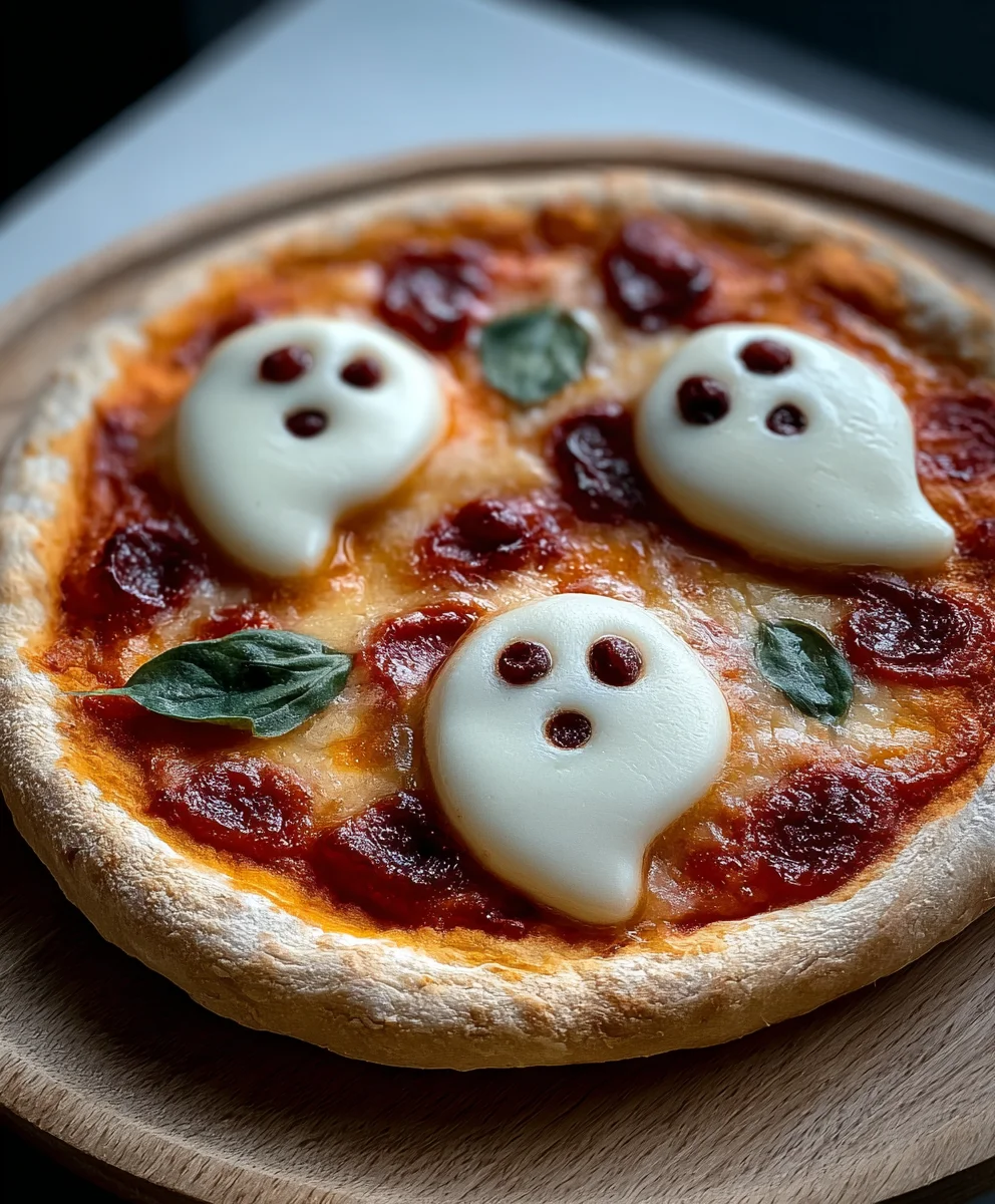 Irrésistible Pizza Fantôme : Une Gâterie Spectaculaire!